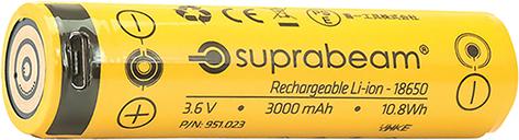Akku für Taschenlampe Suprabeam Q3r