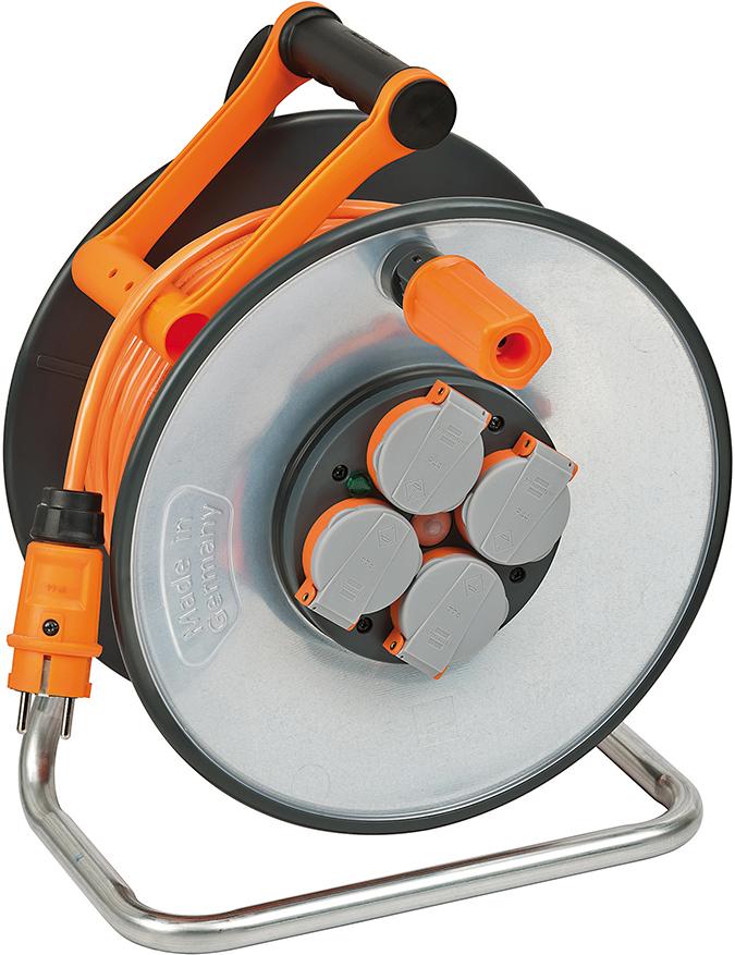 Stahlblech-Kabeltrommel professionalLINE SteelCore, Polyurethan
