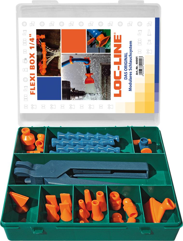 Kühlmittelschlauch-Satz 1/4", Flexi-Box