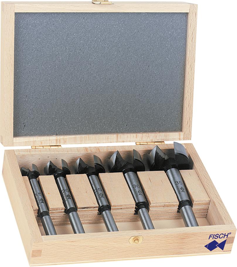 Forstnerbohrer-Satz WAVE-Cutter WS, mit Wellenschliff, 5-teilig
