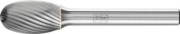 HM-Frässtift TRE, Tropfenform, Zahnung 3