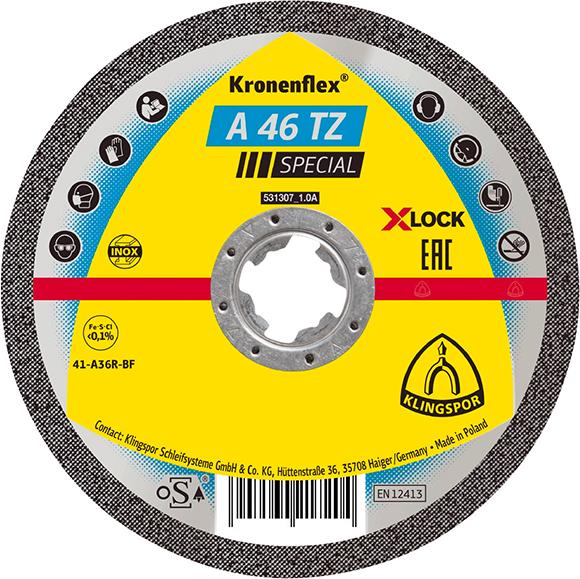X-LOCK-Trennscheibe A 46 TZ für Edelstahl