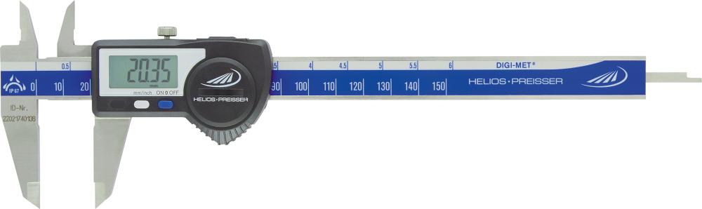 Digital-Taschenmessschieber DIGI-MET® IP67, mit Datenausgang
