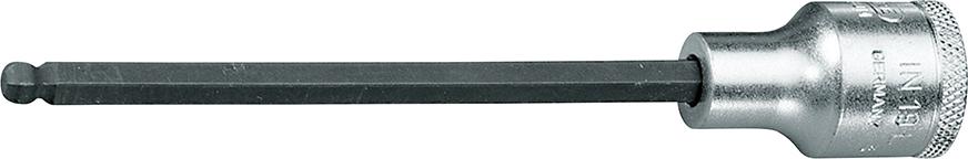 Schraubendreher-Einsatz 1/2" für 6-kant-Schrauben, mit Kugelkopf, Nr. IN 19 LK