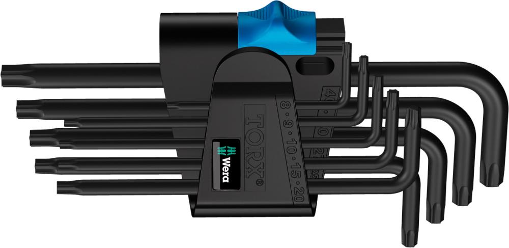 Winkelschraubendreher-Satz für TORX®, mit Haltefunktion, Nr. 967 L/9 HF 1