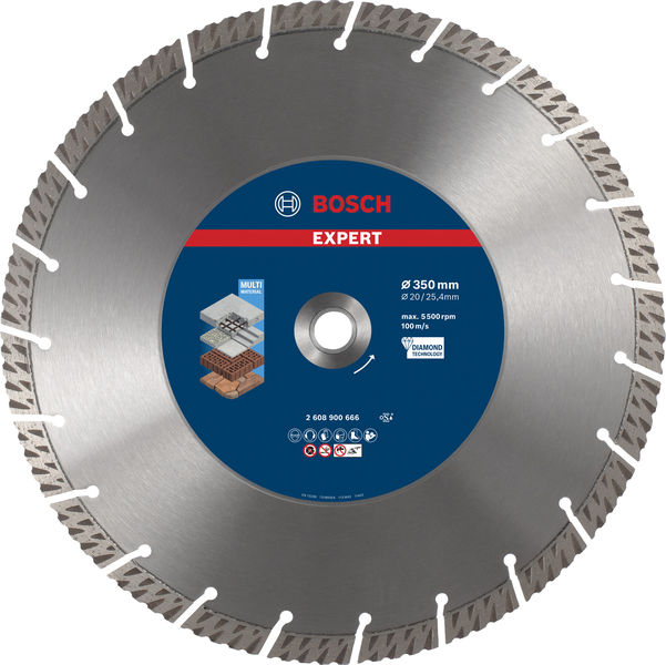 EXPERT Multi Material Diamanttrennscheibe für Tischkreissägen