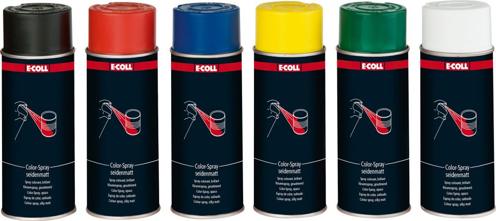 Picture of Color-Spray seidenmatt 400ml tiefschwarz E-COLL