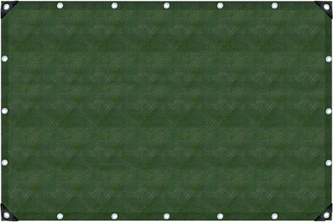 Bild von Gewebeplane oliv 3x5m UV-stabilis. Ösen 50 cm