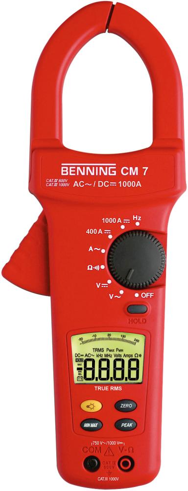 Bild von Digital-Stromzangen- Multimeter CM 7 Benning