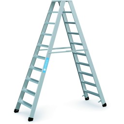 Bild von Stufenleiter Seventec B 2x10 Stufen Leiterlänge 2,35 m Arbeitshöhe 3,75 m