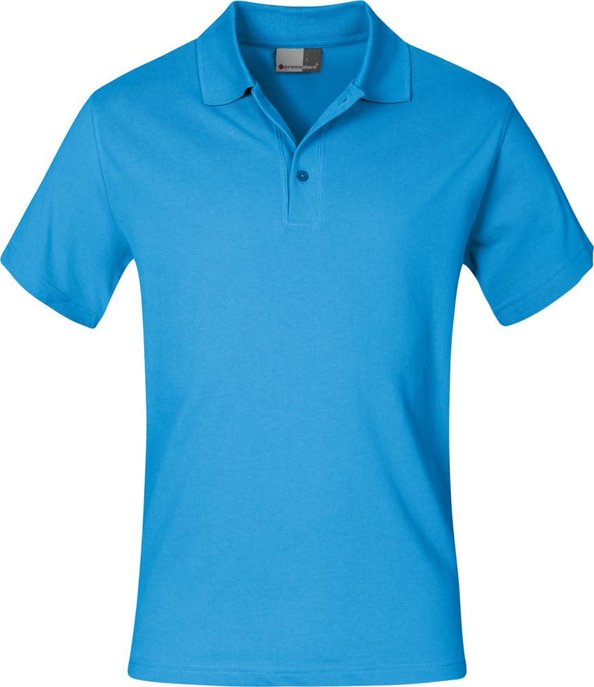 Bild von Poloshirt, Gr. L, turquoise