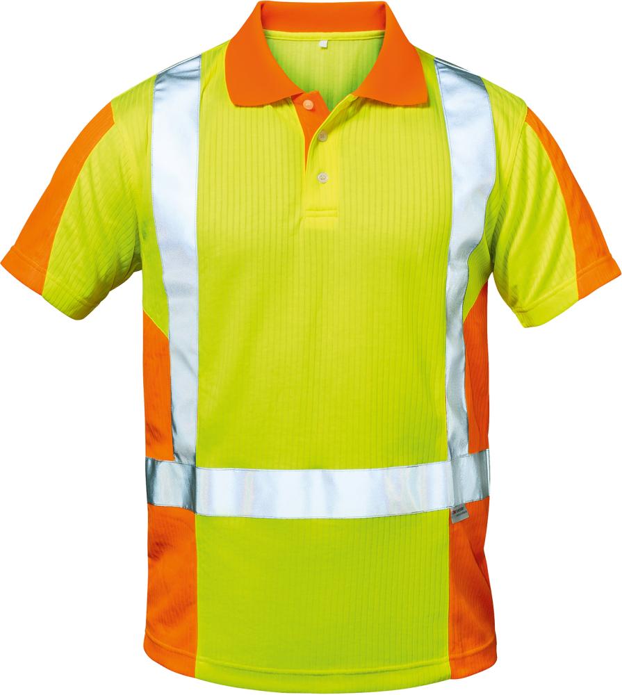 Picture of Warn-Poloshirt Zwolle, Gr. XL, gelb/orange