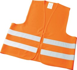 Bild von Warnweste, PES, Einheitsgröße, orange