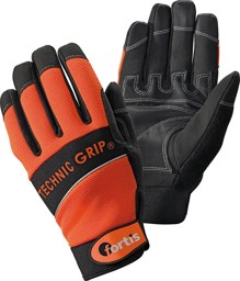 Bild von Handschuh TechnicGrip,Gr.8,orange/schwarz,FORTIS