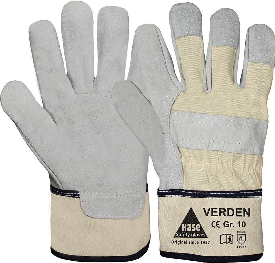 Picture of Handschuh Verden,Spaltle.Gr. 10, grau MW