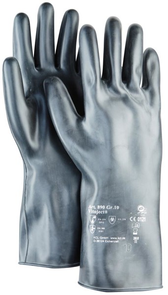 Bild von Handschuh Vitoject 890, 350 mm, Gr.9,schwarz