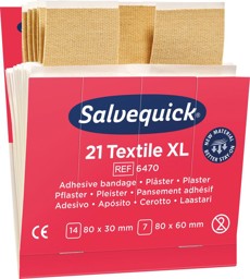 Picture of Salvequick Nachf.6x21Pfl.Textil extra groß