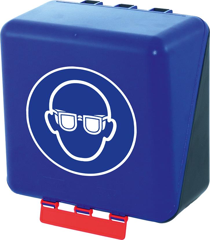 Image de Aufb.Box SECU Midi Standard, f. Augenschutz, blau