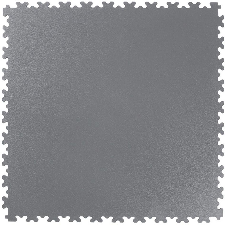 Image de Bodenfliese PVC, dunkelgrau, diamantprofil, 4mm, 505x505mm