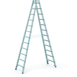 Image de Stehleiter Coni B 2x12 Sprossen Leiterlänge 3,46 m Arbeitshöhe 4,60 m