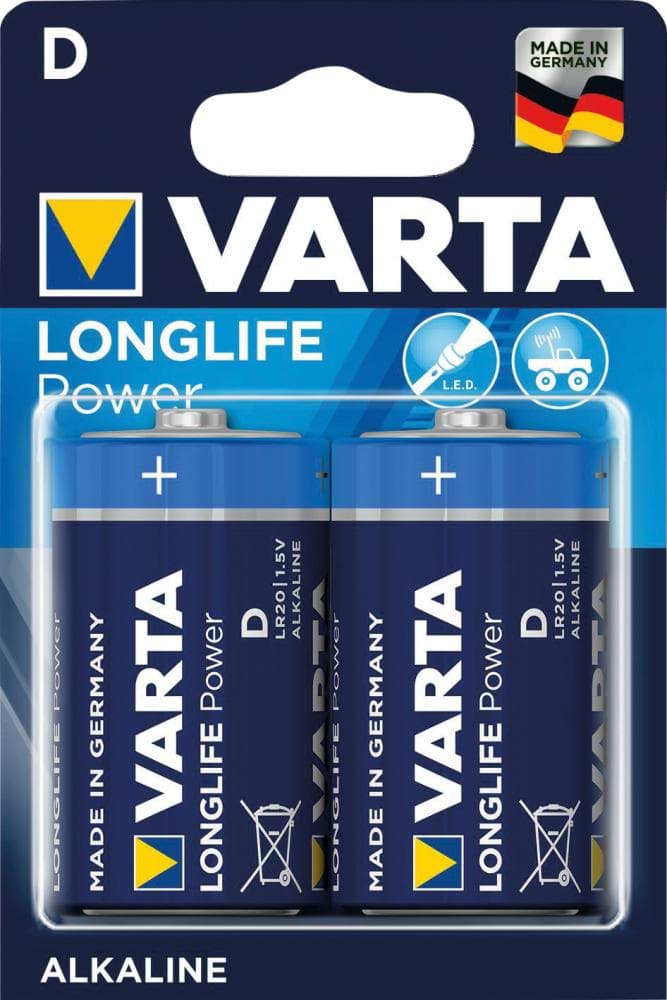 Image de Batterie LONGLIFE VARTA Power D 2er Blister