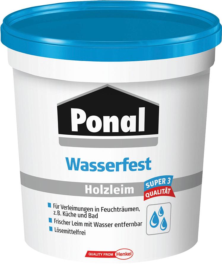 Image de Ponal Wasserfest Super 3 Holzleim 550g Flasche (F)Weißleim Henkel
